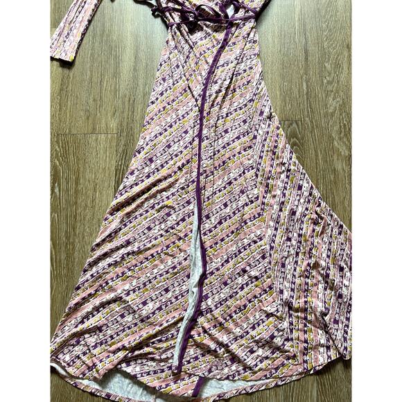 Free People Phoebe Maxi Wrap Dress Medium - Picture 6 of 10